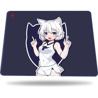 EXCO Gaming Mouse Pad with Stitched Edge Non-Slip Rubber Base Smooth Cloth Computer Mousepad for Office Home Laptop Portable