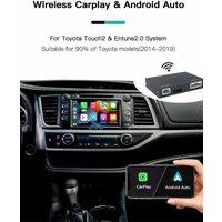 Wireless Carplay Android Auto For TOYOTA Touch2 Entune2.0 Highlander Tundra Sienna Prius Yaris Camry CHR Module Decoder