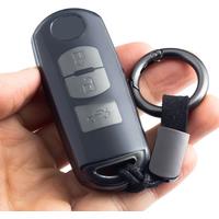 Black Transparent Car Key Fob Case Cover Keychain Ring Shell For Mazda 2 3 6 CX-3 CX3 CX-5 CX5 CX-9 CX9 MX-5 MX5 Accessories