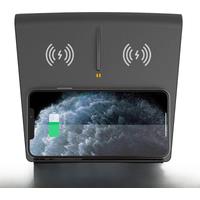 NovaAcc Wireless Charger for Tesla Model 3 2017 2018 2019 2020 Dual Phone Charging Pad for Tesla Model 3 Accessories