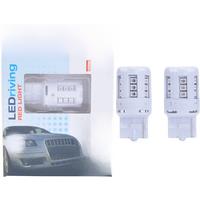 OSRAM LED T20 W21W 7440 12V 3W Red Color LEDriving Standard Car LED Stop Brake Lamps Signal Light 80% Energy Saving 7705R Pair