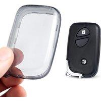 Black Transparent Car Key Fob Case Cover Keychain Accessories For Lexus RX IS ES GS CT HS 200h 250h 300 350 450h/LS GX 460 600h