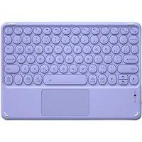 B .O.W HB252 Wireless Bluetooth Smart Charging Touch Keyboard Fashion for Mobile Phone Tablet Ipad Computer Apple Xiaomi Huawei