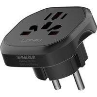 LDNIO Universal Travel Adapter EU KR Plug Adaptor To UK US AU European To American UK Plug 48mm Converter For Travel Accessories