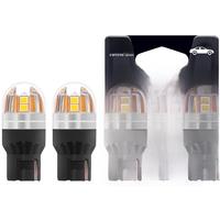 OSRAM LED T20 WY21W 7440 Yellow Amber Turn Signal Light LEDriving SL Advance Car Upgarde LED Tail Lamp Brake Fog Bulb 9705Y, 2x