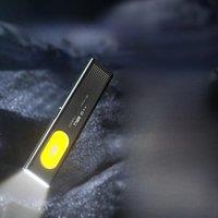 Warsun LED Keychain Flashlight USB-C Rechargeable 600Lm Portable Mini Torch Light Pocket Lantern Flood Work Light With Magnet