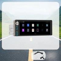 Wireless Carplay Autoradio 6.86" 1 Din Radio Android Car Multimedia for Peugeot 1007 2005-2009 Stereo Head Unit GPS Navigation