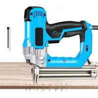 2300W Electric Nail Gun 220V Woodworking Tools Electrical Straight Staple Nail F30/F25/F20/F15 Furniture Nailing Stapler Shooter