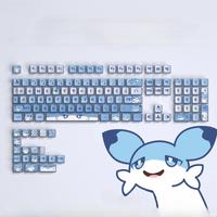 Palworld Chillet Pudding PBT Keycaps OEM Profile Dye-Sub Double Shot Key Caps For Mechanical Keyboard Wooting Hi75