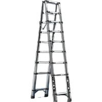 Stainless Steel Telescopic Ladder Multifunctional Herringbone Folding Lifting Step Ladder ??? ??? ??? ?????? Telescoping Ladder