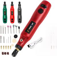 USB Cordless Mini Electric Drill Power Tools Multifuctional Grinder Grinding Accessories Set 3 Speed Engraving Pen For Dremel