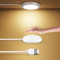 5V USB Dimmable LED Night Light With Touch and Hand Sweep Dimmer Switch For Kitchen Cabinet Closet Showcase Decoration Lighting