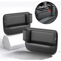 Car Seat Gap Water Cup Holder Leather Universal Gap Side Storage Box Car Front Seat Seat Gap Filler Storage Box Inside The Car