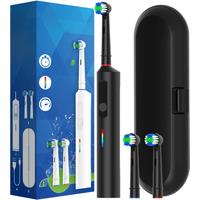 Intelligent Rotating Electric Toothbrush, Rechargeable Rotary Toothbrush Compatible with Oral B