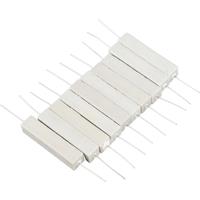 10 Pcs Fixed Ceramic Cement Resistors 15 Ohm 10W Watt 5%