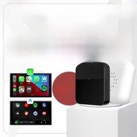 2025 Wireless Carplay Android Auto Adapter Wifi 5Ghz 2 in 1 Android Auto Wireless AI Box Support Multi-Device Mazda Kia Music