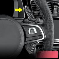 Genuine Carbon Fiber Paddle Extension For VW Golf MK7 R-Line Polo GTI Jetta GLI Car Steering Wheel Shift Accessories