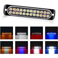 24SMD LED Light Warning Light LED Guide Light Strips Car LED Light LED Bar Lamp Emergency Signal Lamps for Motorcycle SUV Truck