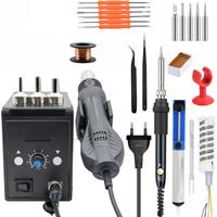 JCD Hot Air Gun 858D BGA Rework Soldering Station Heat Gun 220V 700W Hair Dryer For Soldering SMD SMT IC Welding Repair Tools