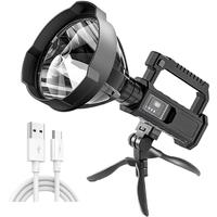 Rechargeable High Power Led Flashlights Ultra Long Lighting Distance Lamp Searchlight XHP70 Powerful Lantern Torches
