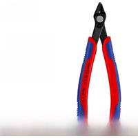 KNIPEX 78 61 125 Electronics Shearing Pliers 5 Inches Electronic Super Knips with Opening Spring and Opening Limiter
