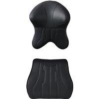 Car Pu leather Electric Massage Neck Pillow Cushion Vibration Headrest Support Lumbar Seat Back Cushion Vehicle Supplies Travel
