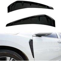 2pc of car mudguard side vent mudguard airflow forming kit,the universal model enhances the exterior decorative strip of the car