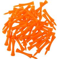 50Pcs 70Mm Big Castle Golf Tees (Orange)