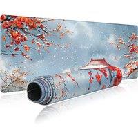 EXCO Gaming Mouse Pad Large with Stitched Edge Non-Slip Rubber Base Extended Computer Desk Mat Keyboard Mousepad for Office Home