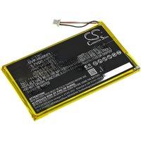 Media Player 1500mAh / 5.55Wh Battery For Creative：BA20603R79914 DVP-HD0003 Zen Vision M Zen Vision M Video Black Volts 3.70V