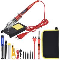 JCD 80W Digital Electric Soldering Iron Set Kit 220V 110V Temperature Adjustable LCD Display Solder Welding Iron Repair Tools