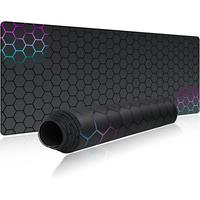 EXCO Gaming Mouse Pad Large with Stitched Edge Non-Slip Rubber Base Extended Desk Mat Keyboard Mousepad for Office Home Computer