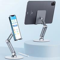 Kimdoole Metal 360 Rotating Tablet Holder Stand Use for Ipad Laptop Cellphone Smartphone Mobile