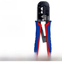 KNIPEX 97 51 10 Pliers Crimping for Western Plugs 7.5-inch Burnished Crimping Tool High-quality Blades Fatigue-free Working