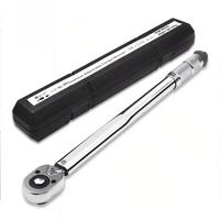 Preset torque wrench for auto tire repair, with anti-slip and wear-resistant ratchet head, torque range 28-210Nm