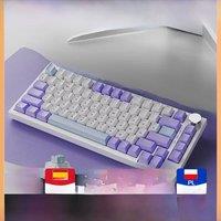 Беспроводная механическая клавиатура AJAZZ AK820 поддерживает bluetooth и универсальную русскую версию ноутбука 2.4G