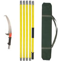 Double Hook Segmented Multi Section Extended Combination Pole Insulated High Branch Saw Garden Tool Thick Branch Pruning Saw