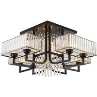 E27 LED Dimmable Black Gold Silver K9 Crystal Lamparas De Techo Ceiling 2024 Chandelier Ceiling Lamp For Dinning Room