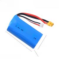 18650 7.4V Battery pack 20C with T plug 3000mAh For remote control batteries Toy model battery power Tools ship model With XT30