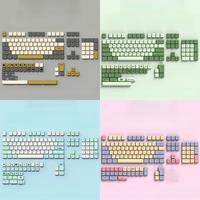 Abnt2 Brazil Portuguese Keycaps Iceberg Light Matcha XDA PBT Keycaps 7u Space Bar ISO Layout Key Caps For Mechanical Keyboard