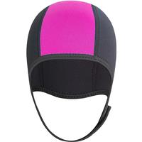 Thermal Swimming Cap,Neoprene Diving Hood Thermal Wetsuit Hood Cap Swim Caps with Chin Straps,Scuba