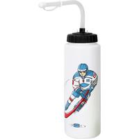 1000ML Ice Hockey Water Bottle Portable High Capacity Football Lacrosse Bottle Classic Design Sports