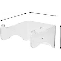 2 Pack Guitar Wall Hanger Transparent Durable Clear Acrylic Wall Mount Rack for Guitar Violin