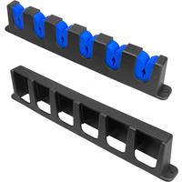 Fishing Pole Holder Wall Mount for Garage Door,Fishing Rod Storage Rack for Boat,Vertical 6-Rod