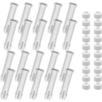 20 PCS Plastic Pool Joint Pins & 20 PCS Rubber Seals for Intex-Swimming Pool Parts for 13 -24inch Metal Frame,2.36 inch