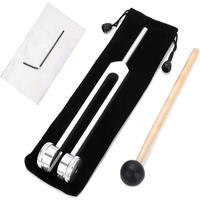 128 Hz Tuning Fork Weighted Bio-Acoustic Tuning Fork for Therapy 128 Hz Acoustic Slider Tuning Fork