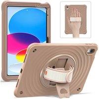 For iPad 10 2022 Case PC+Silicon 360 Degree Rotating Bracket with Four Corner Anti Drop Protective