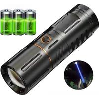 Strong Light Lamp T40 LED Flashlight USB Rechargeable Ultra-Bright Torch High Power Lantern Built-in 3*18650 Lithium Batteries