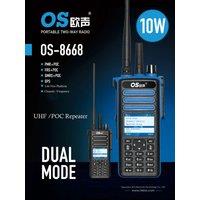 Network Radio 2G 3G 4G+UHF Analog Dual Mode PoC Radio OS-8668 GPS Long Range Walkie Talkie