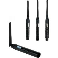 Wireless DMX Controller Dfi DJ 2.4G 3 Receivers & 1 Transmitter Lighting Control with Bag, Adapter, for LED Stage Disco Party Ba